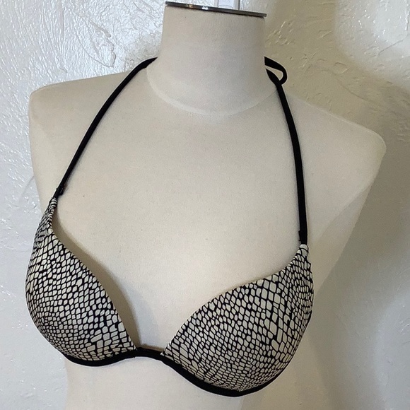 VS animal print push up bikini top SZ 34B EUC - Picture 3 of 13